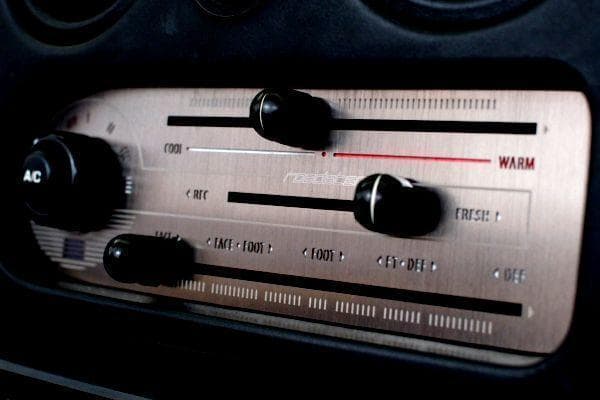 ロードスター NA ブラックステンレスヘアライン エアコンパネル マツダ