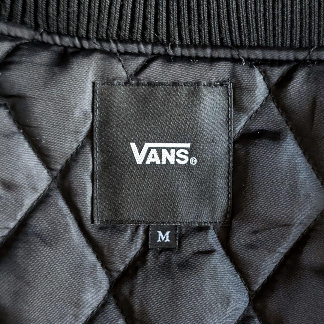 美品 VANS バンズ 裏キルティング ベロア 別珍 スカジャン M ボルドー