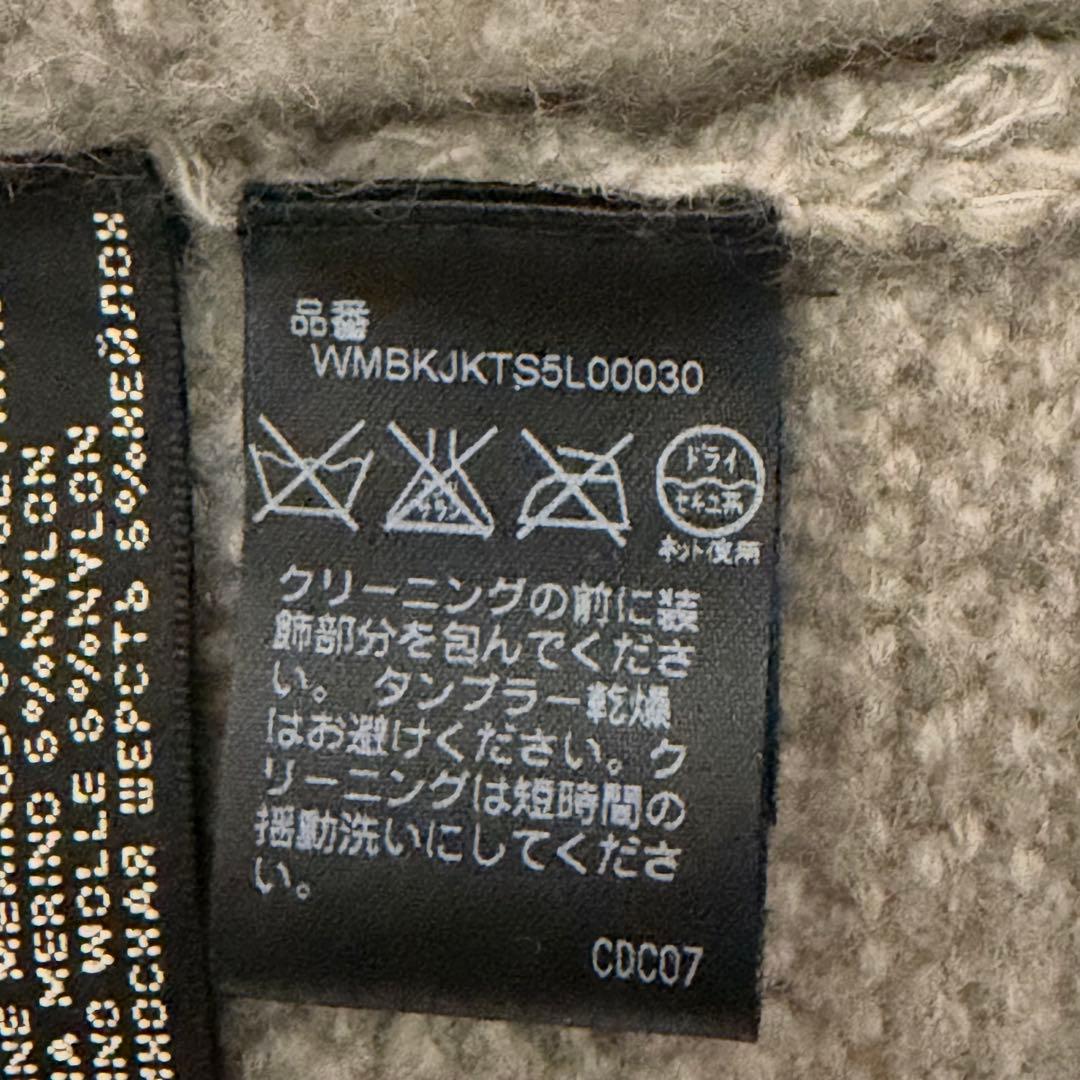 美品　ラルフローレン　カシミヤ混カーディガン　ペプラム　エンブレムボタン