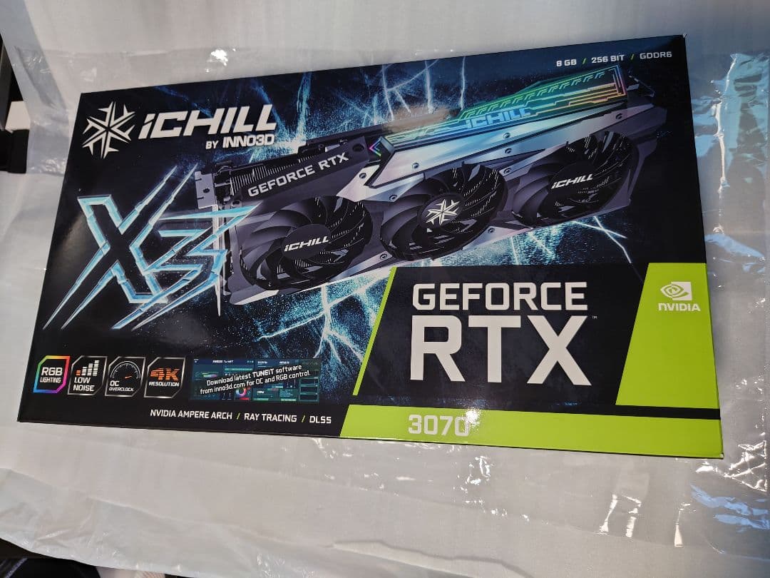 INNO3D RTX 3070 ICHILL X3 8GB グラフィックボード