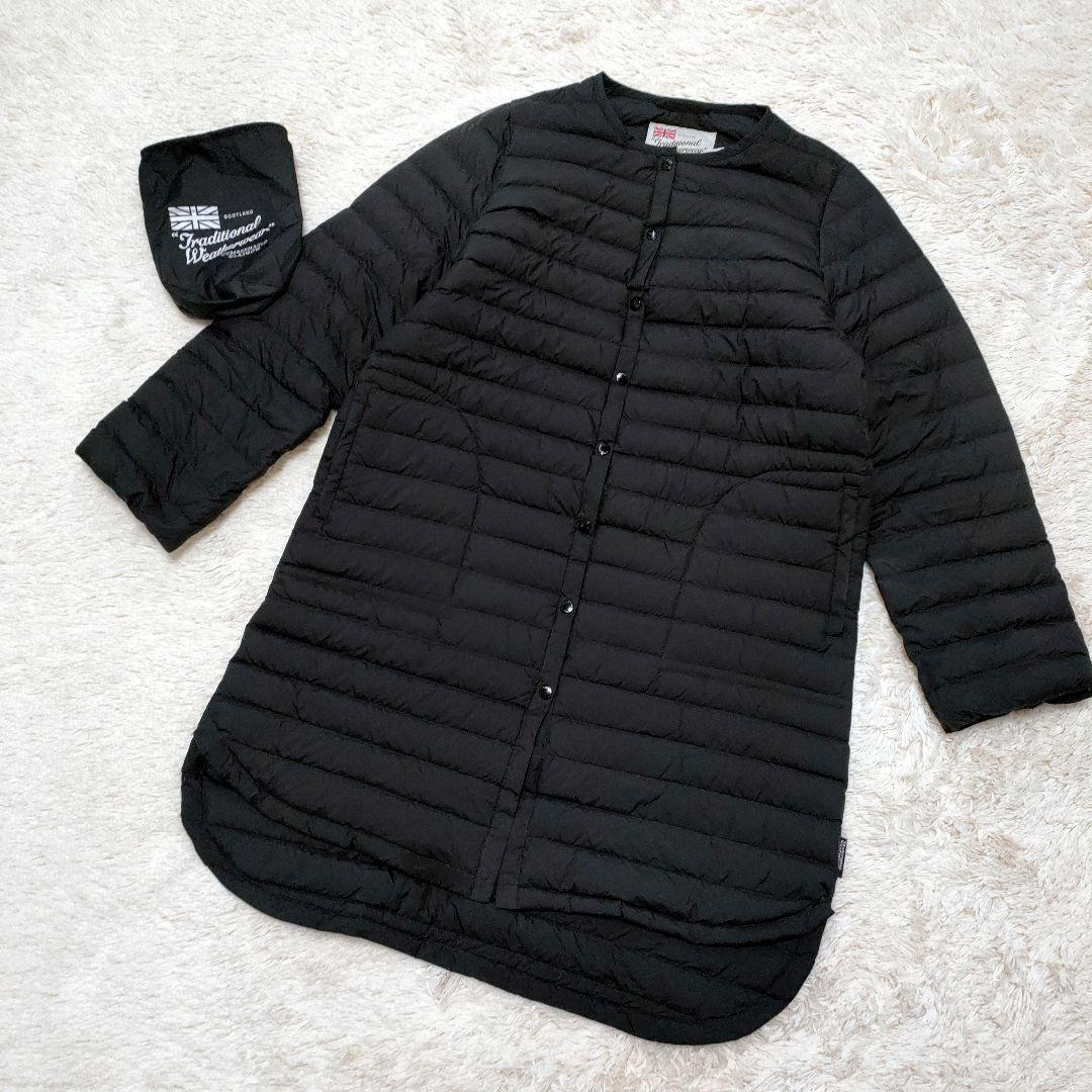 トラディショナルウェザーウェア　アークリー　ロング　収納袋付き　36 黒