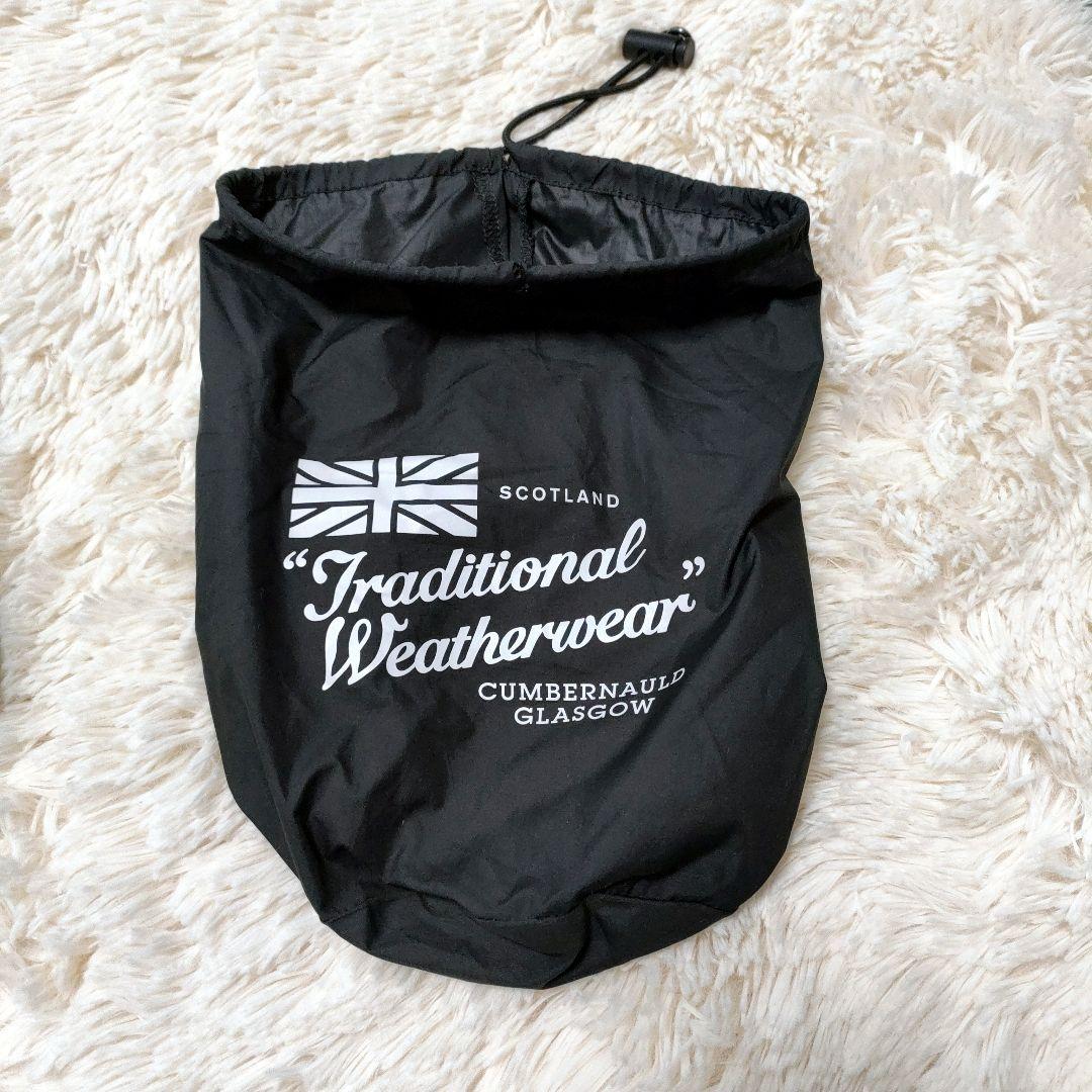 トラディショナルウェザーウェア　アークリー　ロング　収納袋付き　36 黒