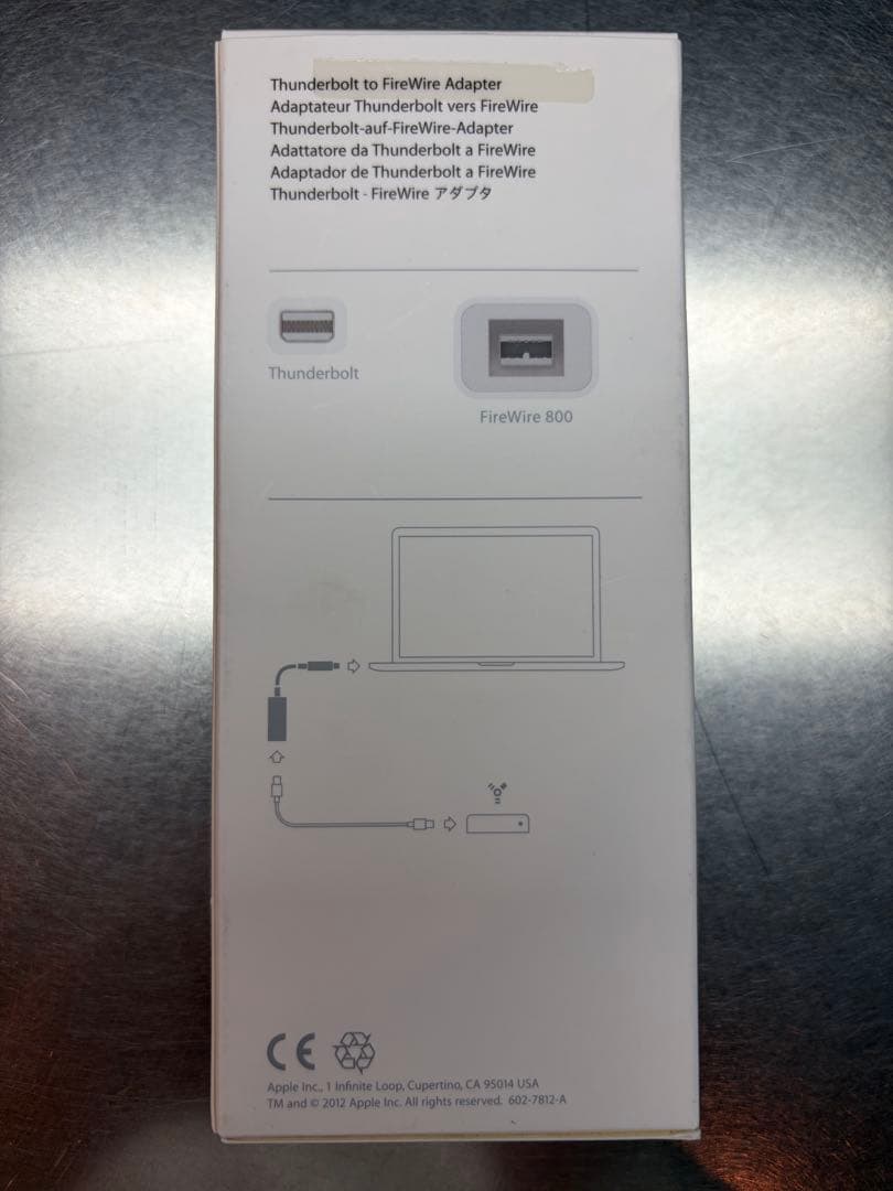 PCケーブル・コネクタ Thunderbolt to FireWire Adapter