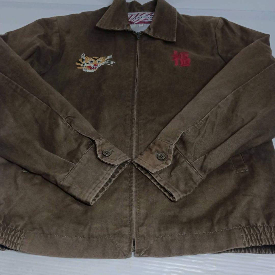 ヒューストン ベトジャン ジャンパー アウター M アメカジ ブルゾン 刺繍