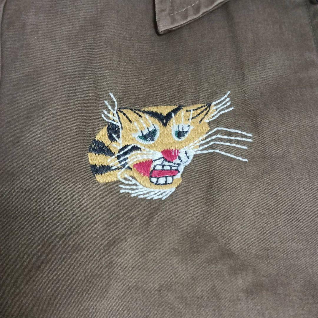 ヒューストン ベトジャン ジャンパー アウター M アメカジ ブルゾン 刺繍