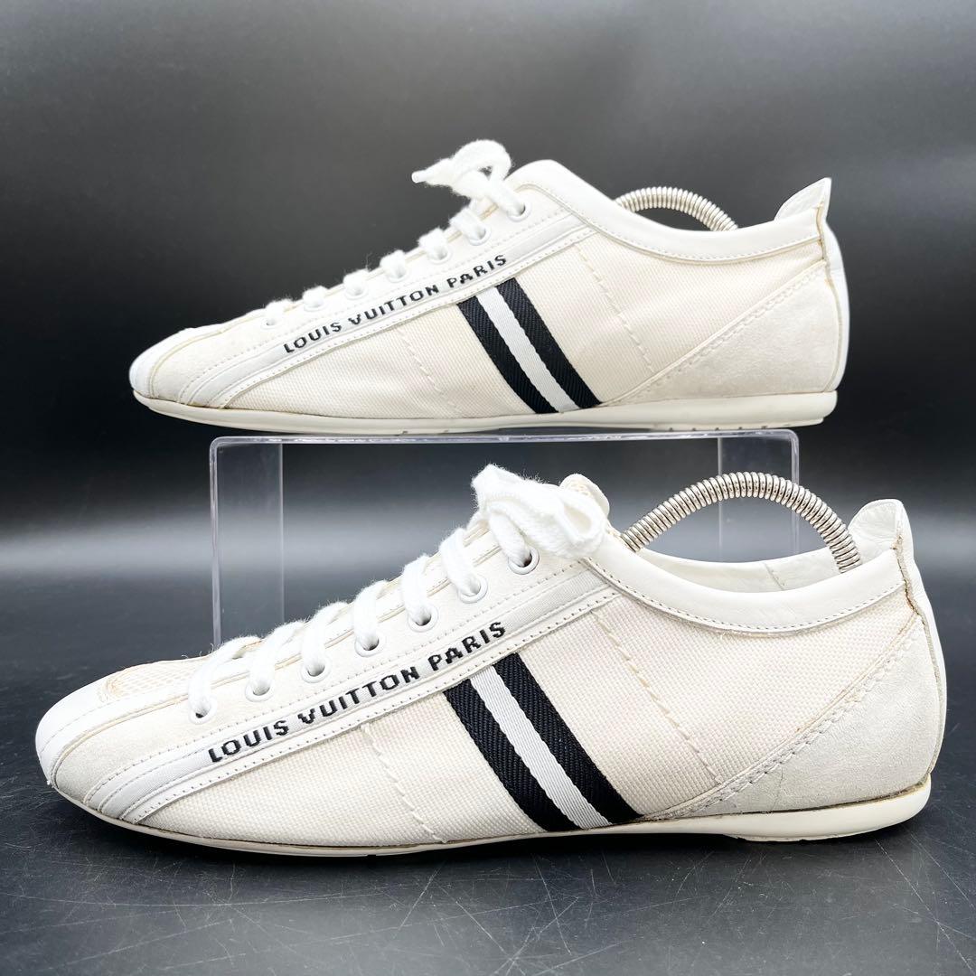 美品✨ ヴィトン ジャーマントレイナー スエード レザー メンズ スニーカー