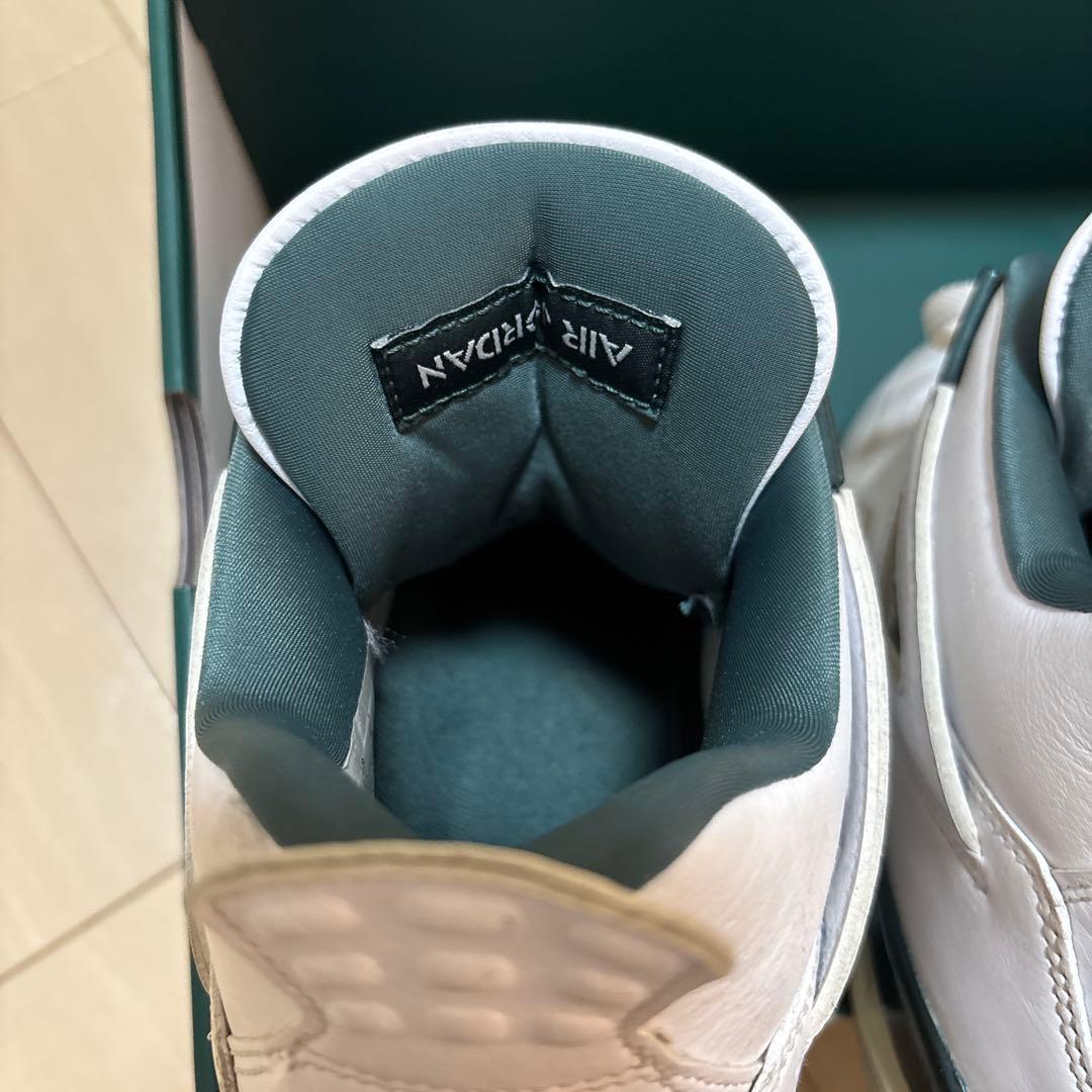 Air Jordan 4 retro ホワイト/グリーン