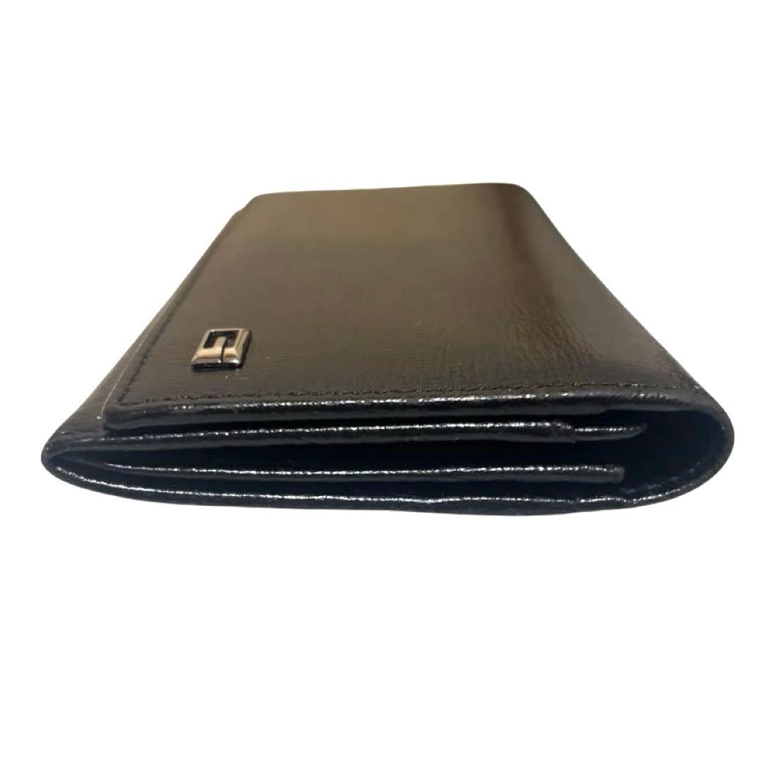 美品　人気　グッチ　長財布　レザー　ブラック　G金具　ユニセックス