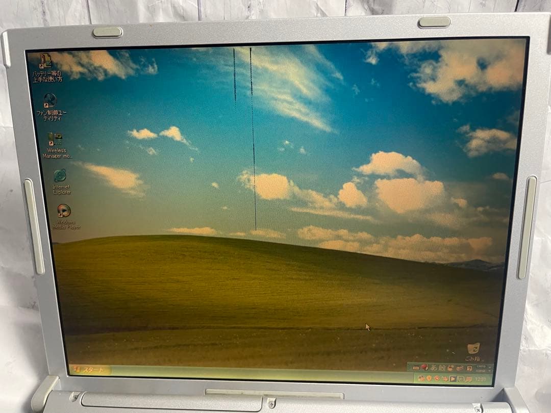 レッツノート T7 メモリ2GB増設XP/Vistaディスク付 画面黄ばみ縦線