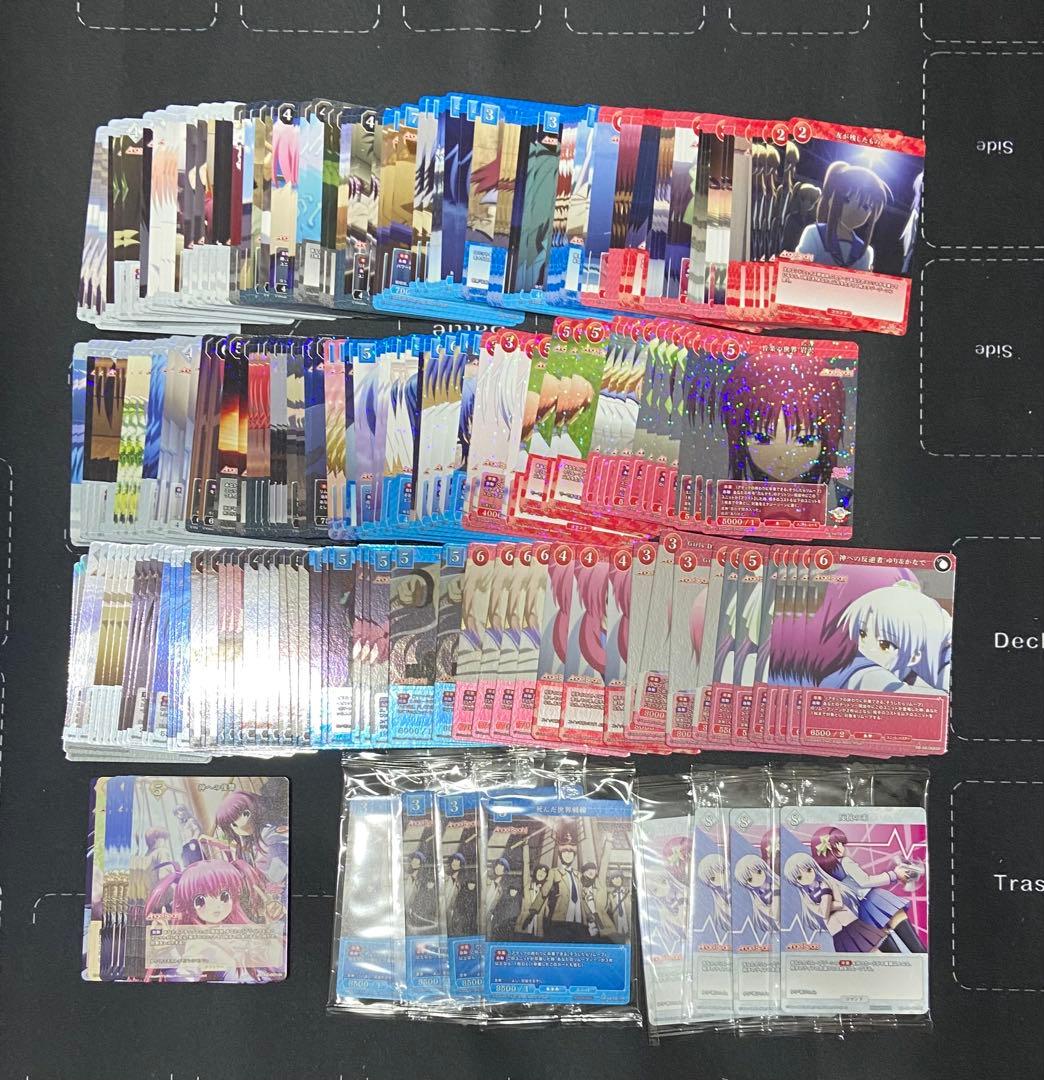 angel beats! SR以下　4コン　テリトリー　各種1枚　プロモ付き