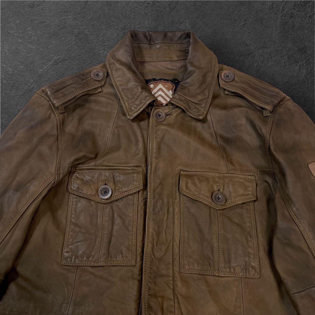 90s Old GAP 本革 レザー フィールドJKT M