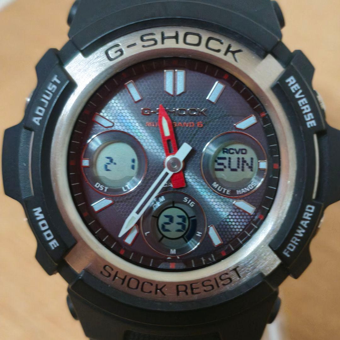新品同様 カシオ G-SHOCK AWG-M100-1AJF 電池新品異常無し