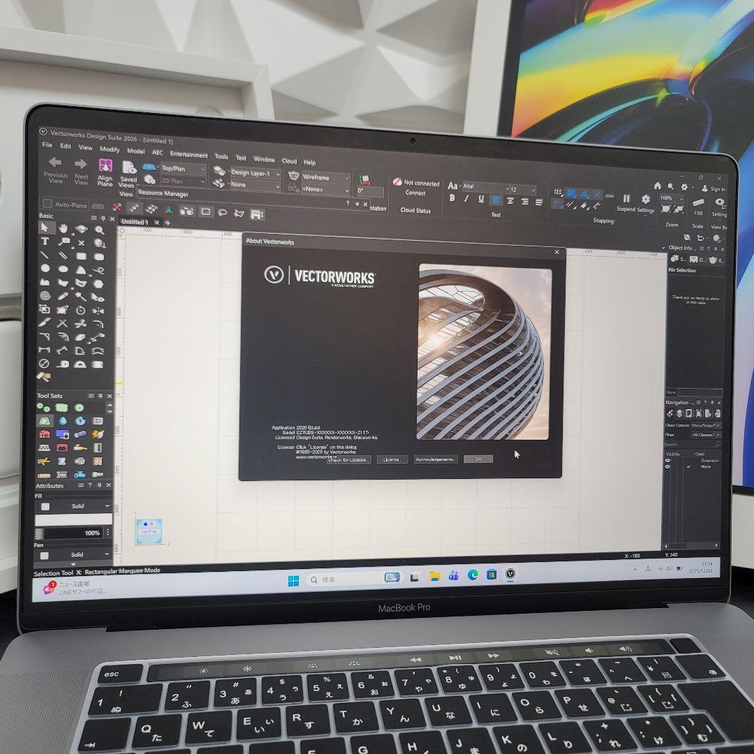 美品 MacBook Pro 16インチ i9 32/2TB CAD&3D設計