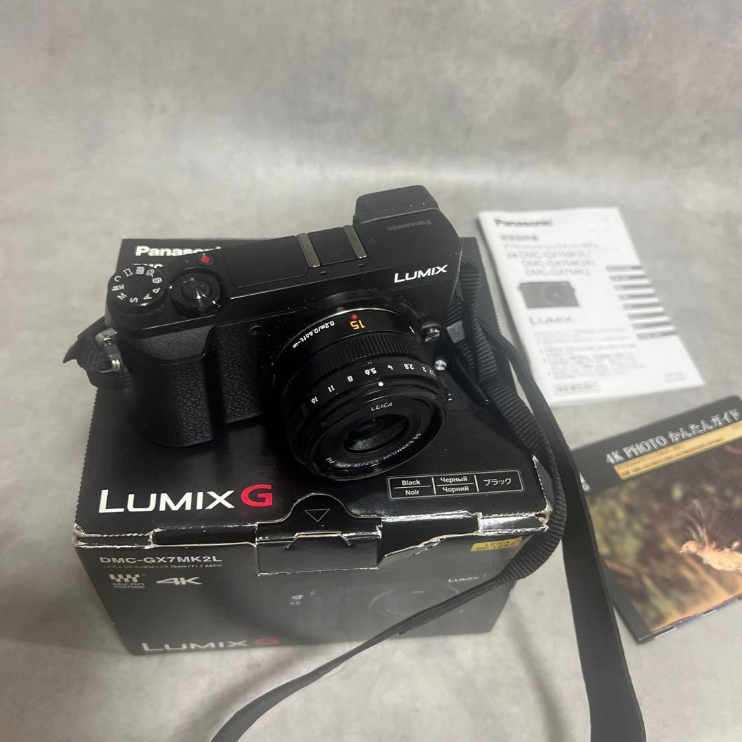 【美品】LUMIX DMC-GX7MK2L LEICAレンズ付き