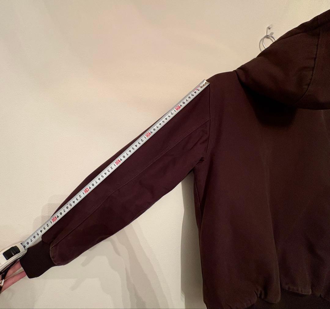 Carhartt アクティブジャケット S ダーク ブラウン ブルゾン パーカー