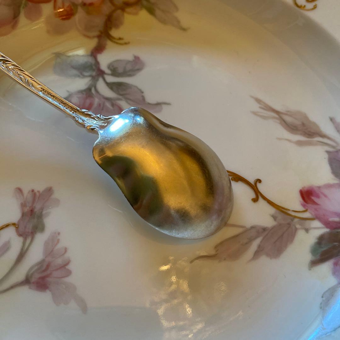 【Gorham／Dominick&Haff】純銀／アイスクリームスプーン 各２本