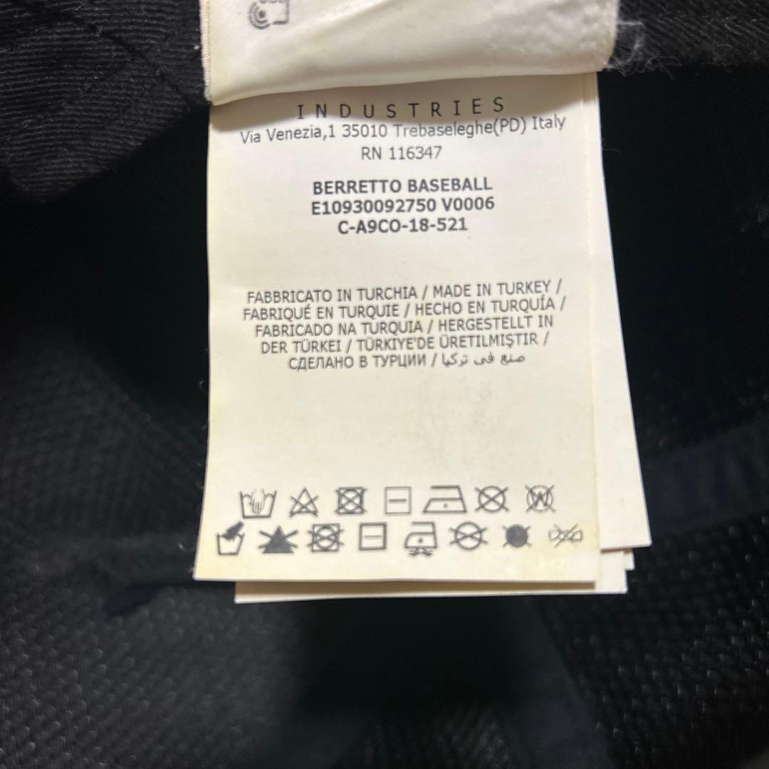 （nananananan ）MONCLER キャップ　ブラック