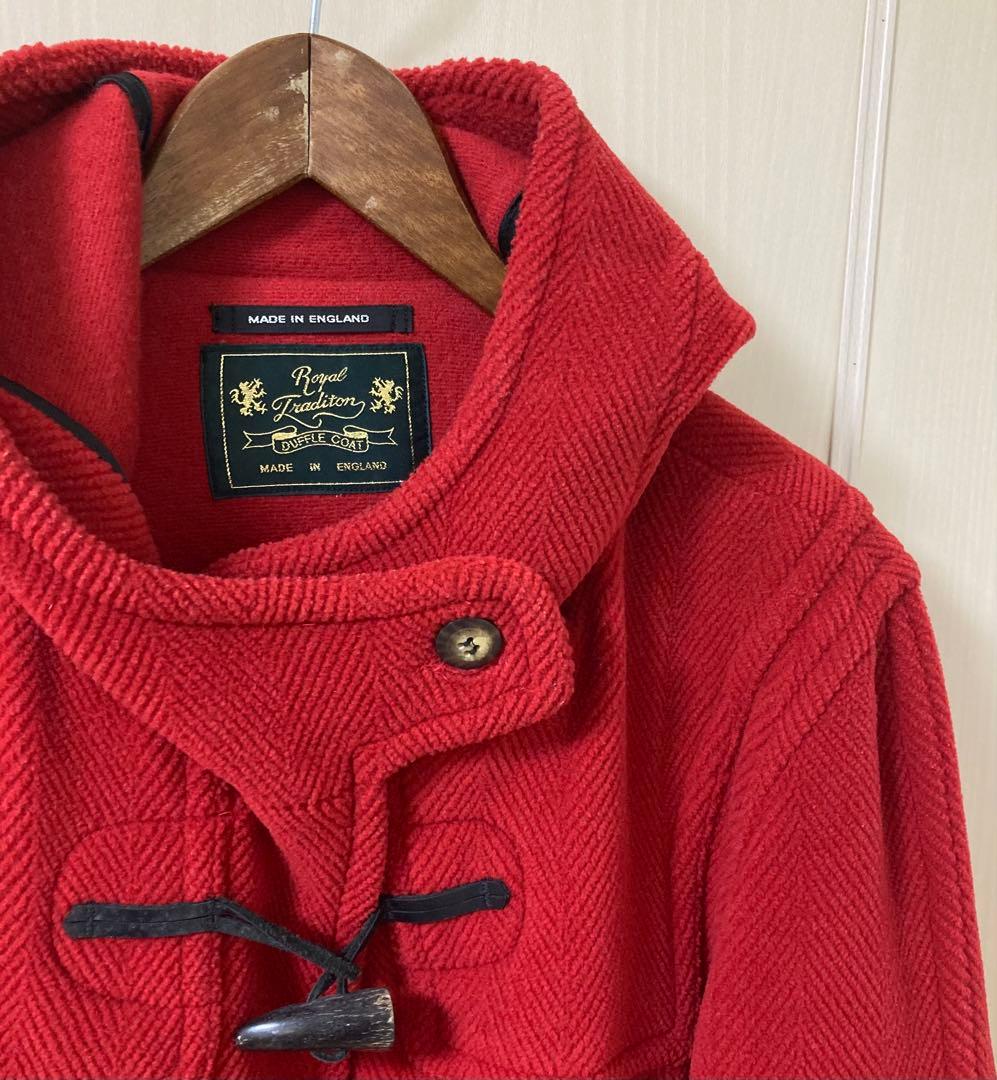  Tradition フード付き ダッフルコート M イギリス製