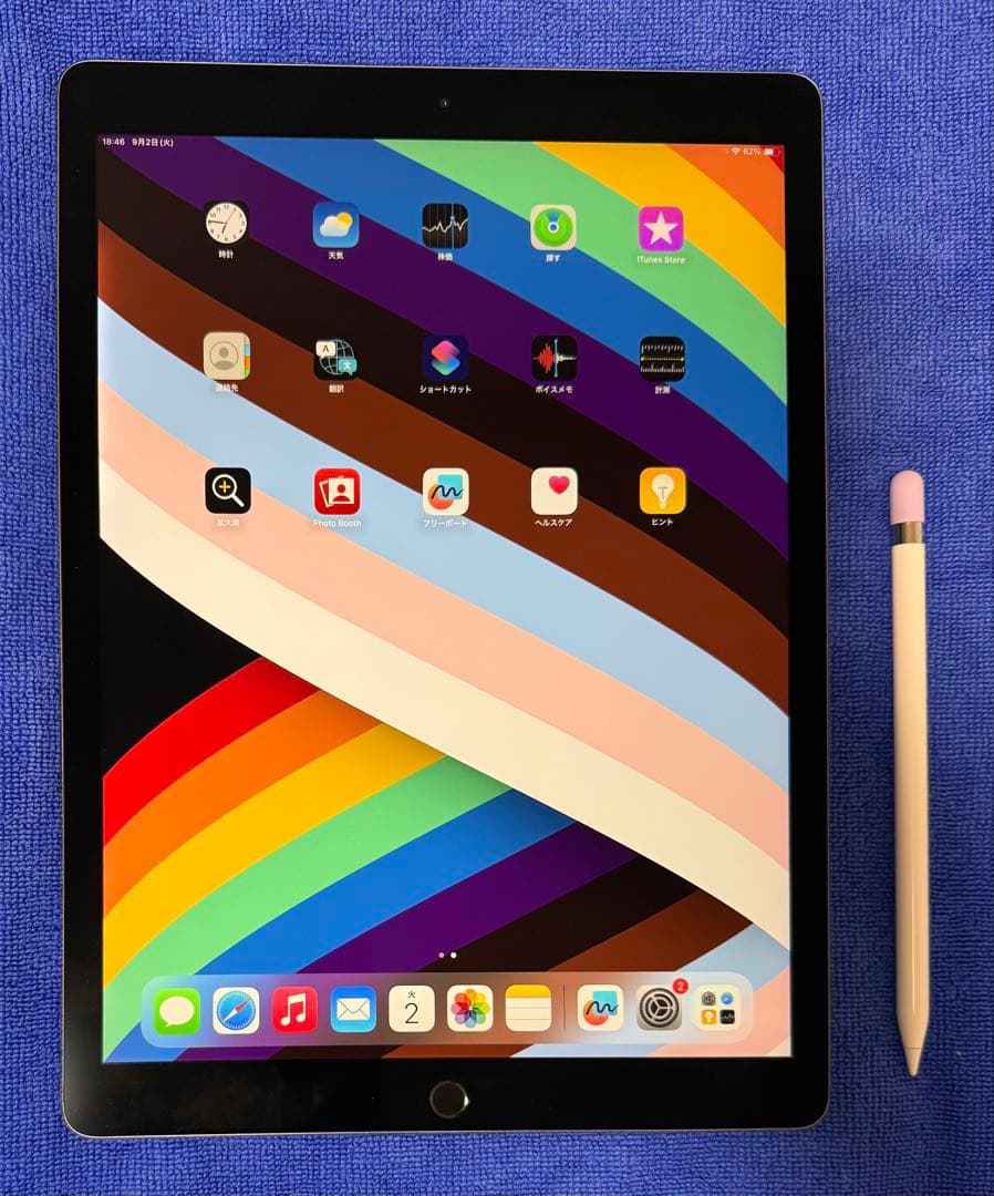 iPadPro 12.9 第2 256GB 100% & ApplePencil
