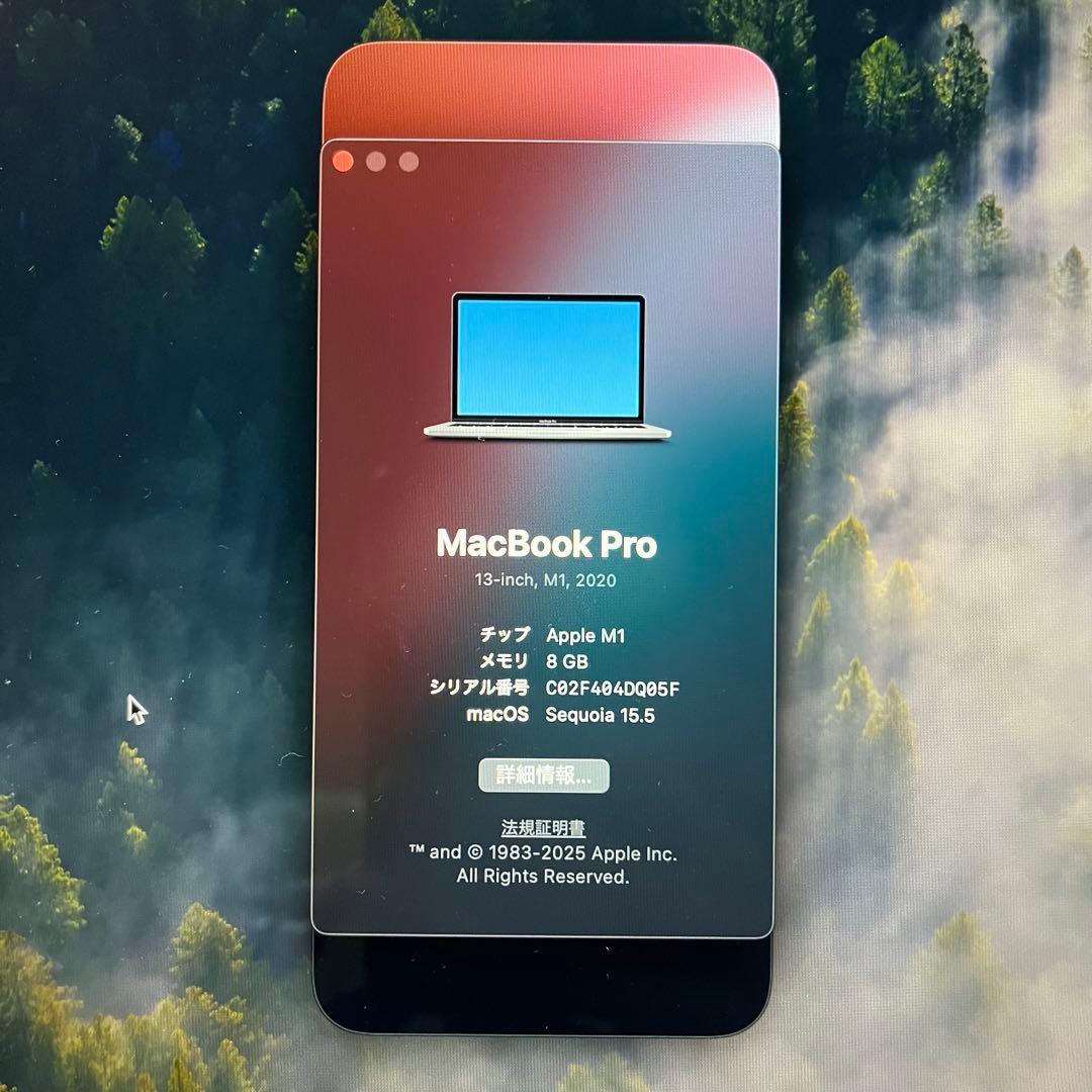 Apple MacBook Pro 13インチ M1 8GB 512GB