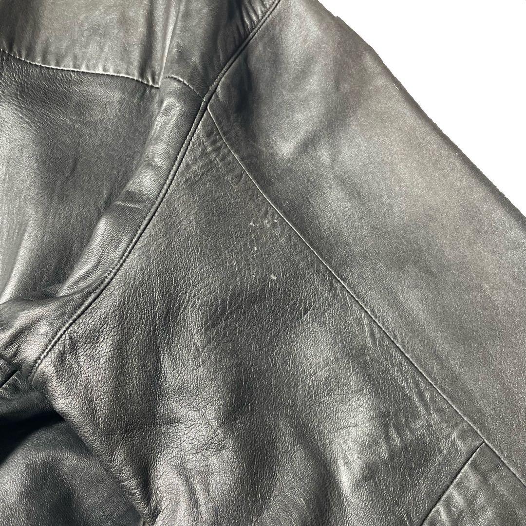 り*す様 【極上】90s 00s ラルフローレン レザージャケット ポニー無し