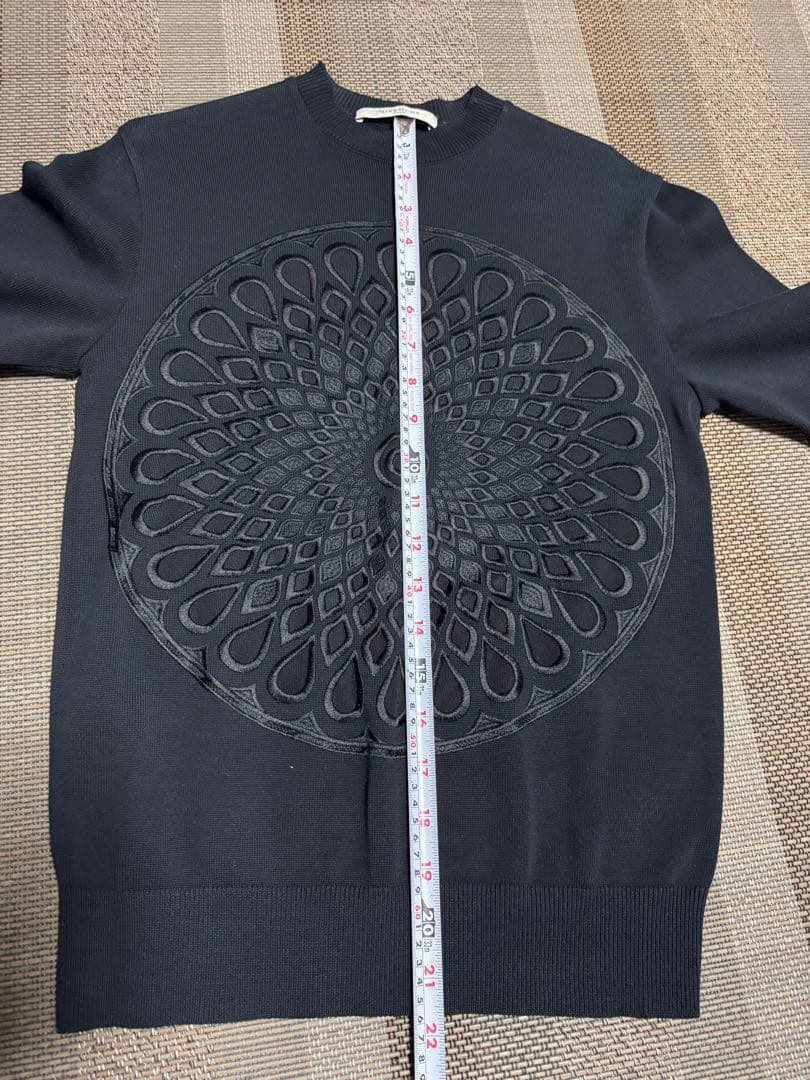 GIVENCHY ジバンシー 17SS ブラックローズニット