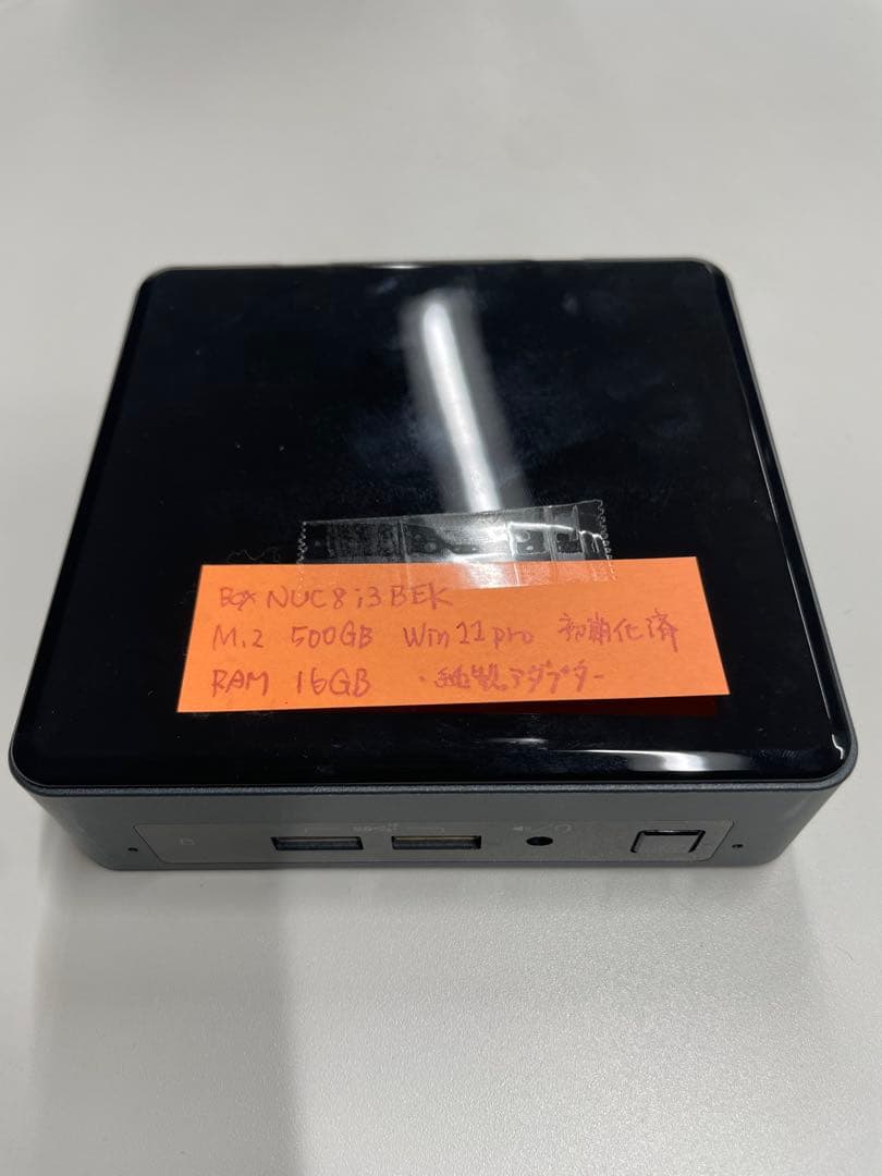 ミニPC Intel NUC8i3BEK 500GB 16GB RAM Win11pro