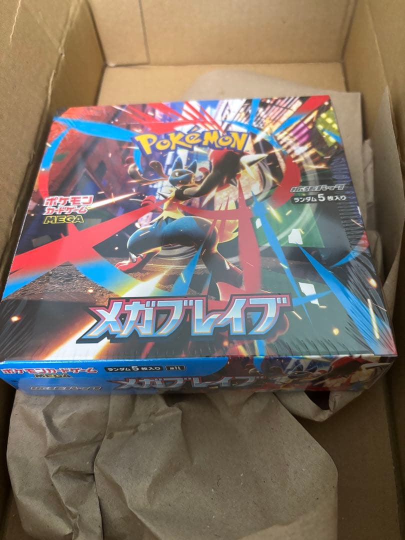 【シュリンク付き】ポケモンカードゲーム メガブレイブ　1box