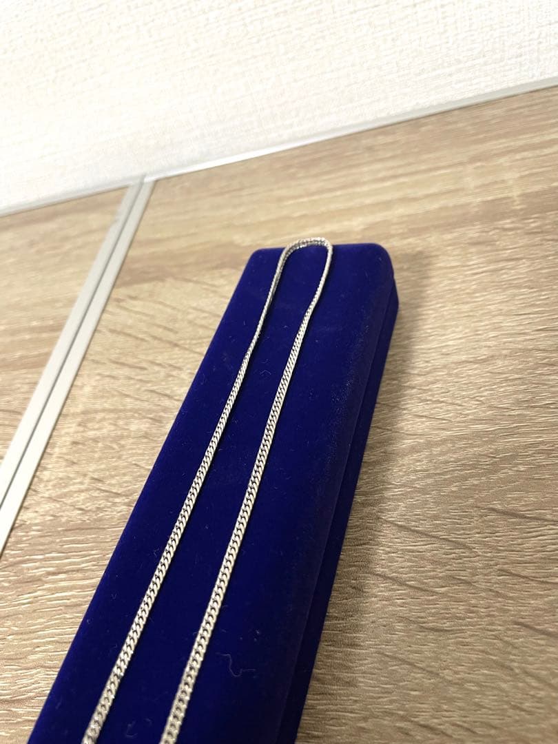 Pt850 喜平ネックレス 6面ダブル 11g 45cm 造幣局刻印