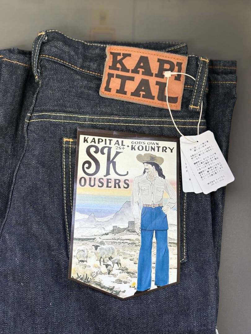 【新品，未使用】KAPITAL APRON-SKOUSER<No.1506>