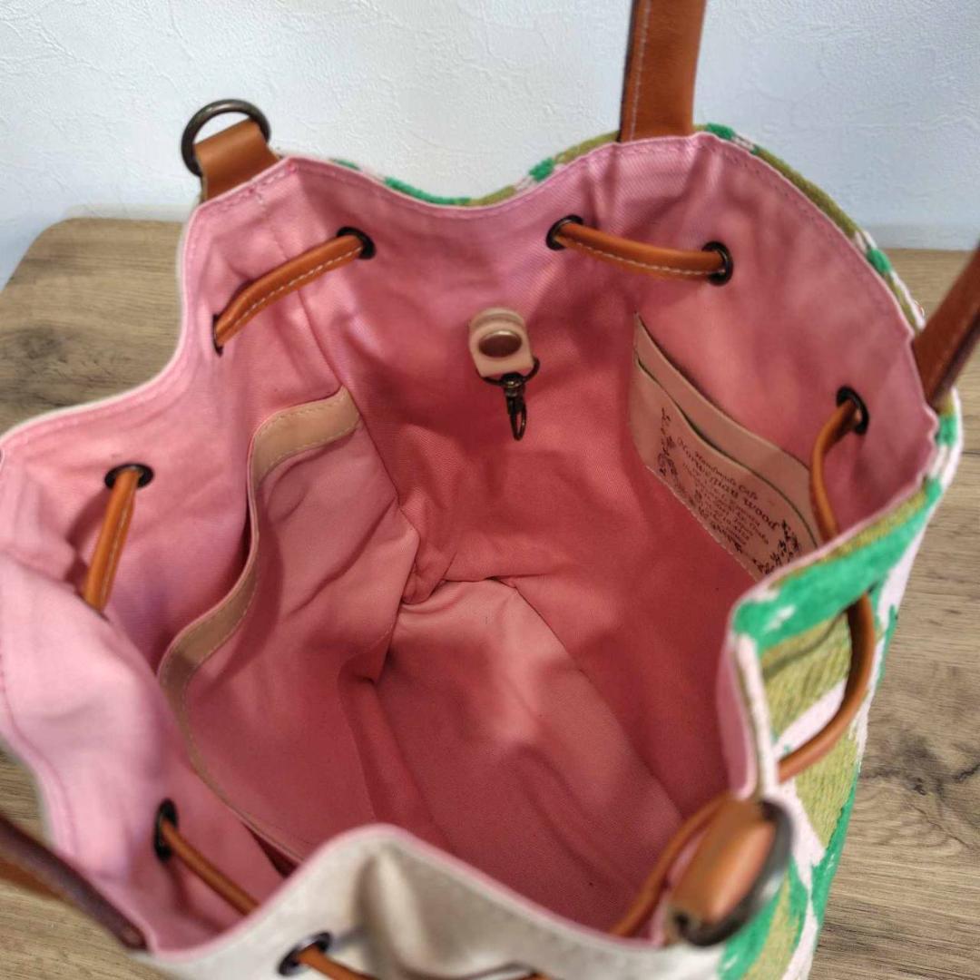 【BEN様】/thoroughbredサラブレットマスタード/巾着Lサイズショ