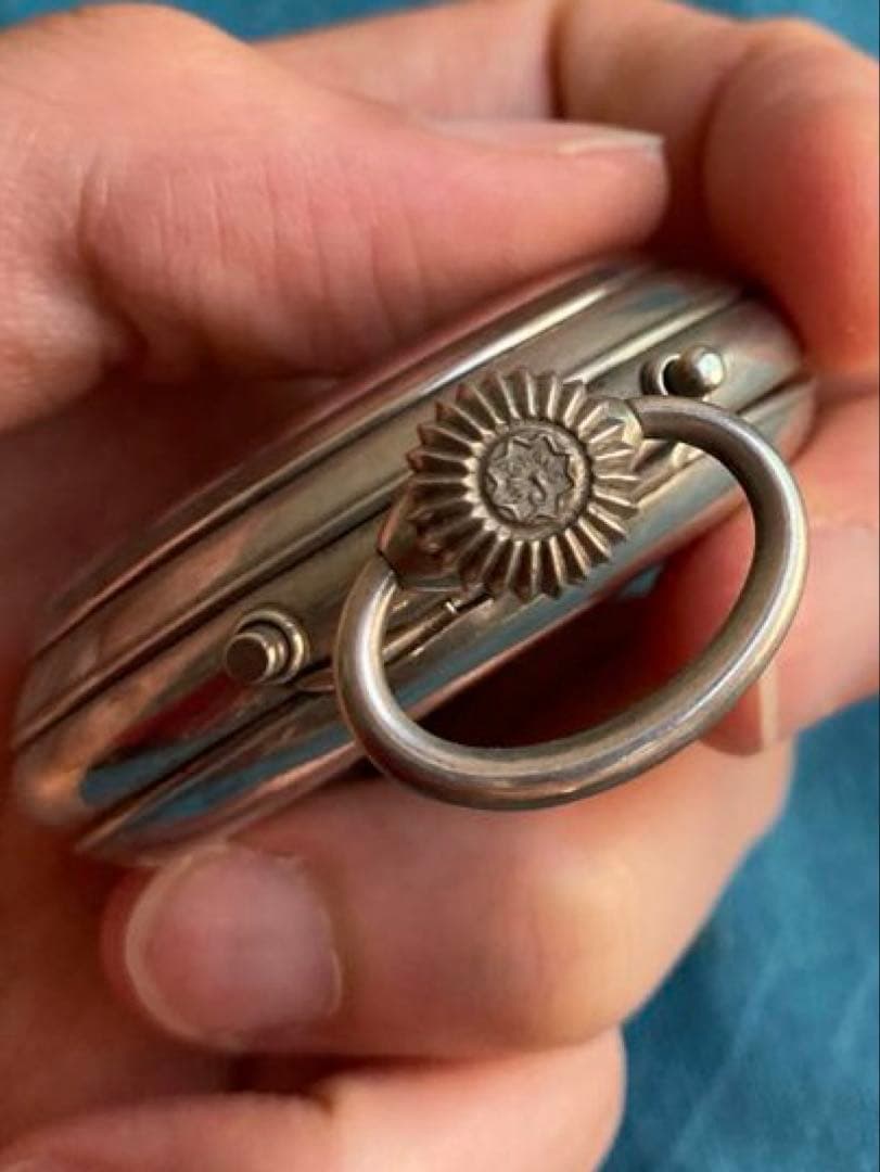 【専用ページ】ユンハンス　懐中時計　稼働品　軍用　アラーム機能付