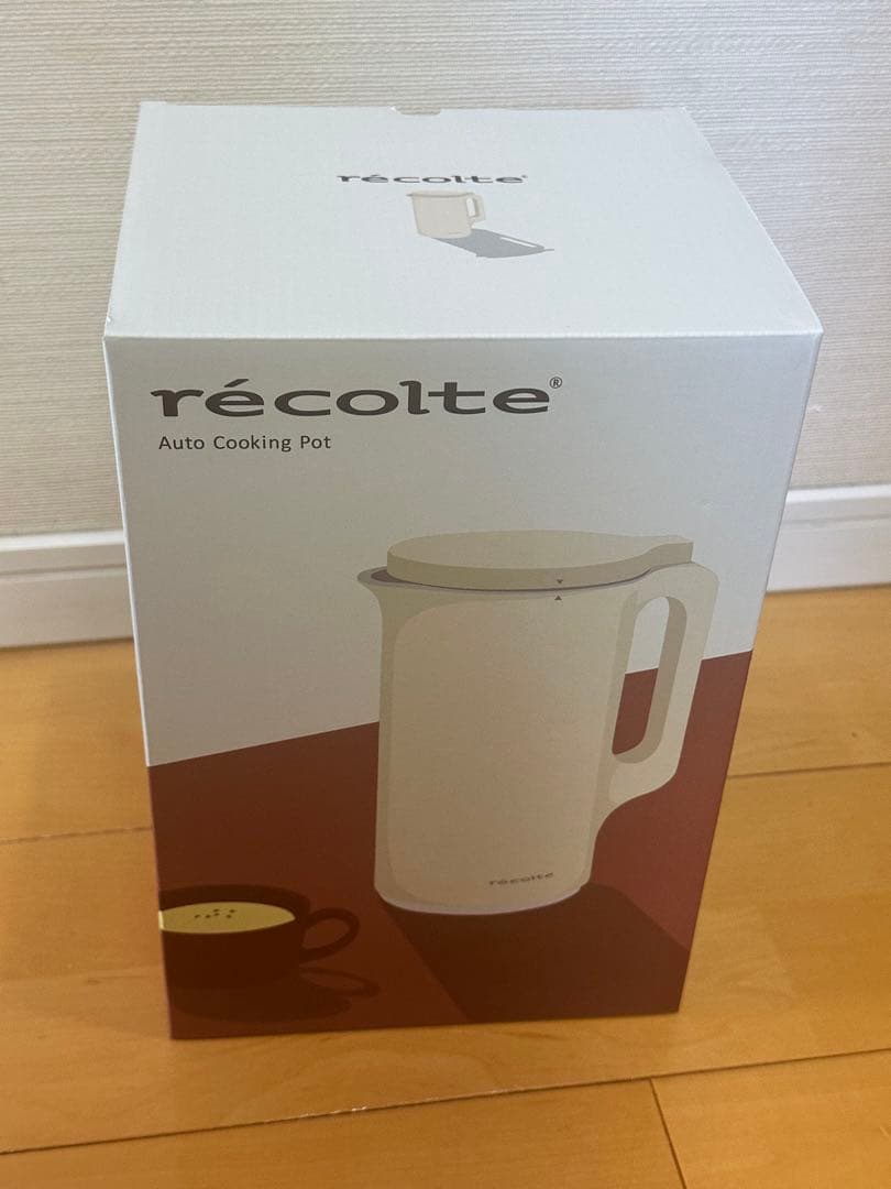 ★新品未使用★レコルト 自動調理ポット クリームホワイト PSY-2(W)