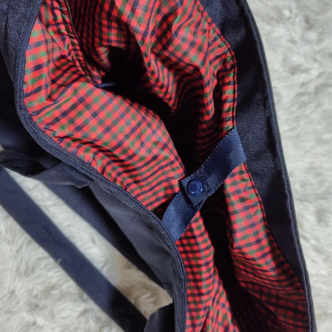 ファミリア　familiar　マザーズバッグ　赤チェック