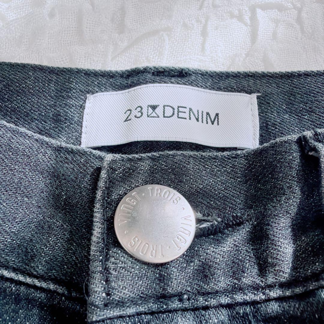 【23区デニム】美品✨2025 洗える ストレッチ ワイドパンツ 滝沢眞規子さん