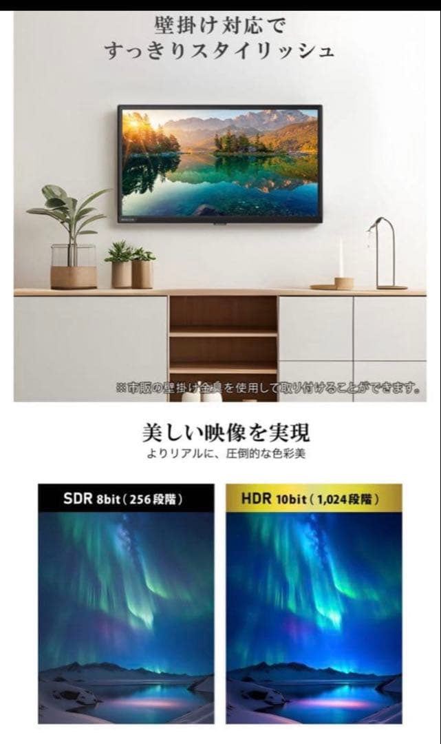 ［値下げ］24型 MAXZEN マクスゼン MV24CH06