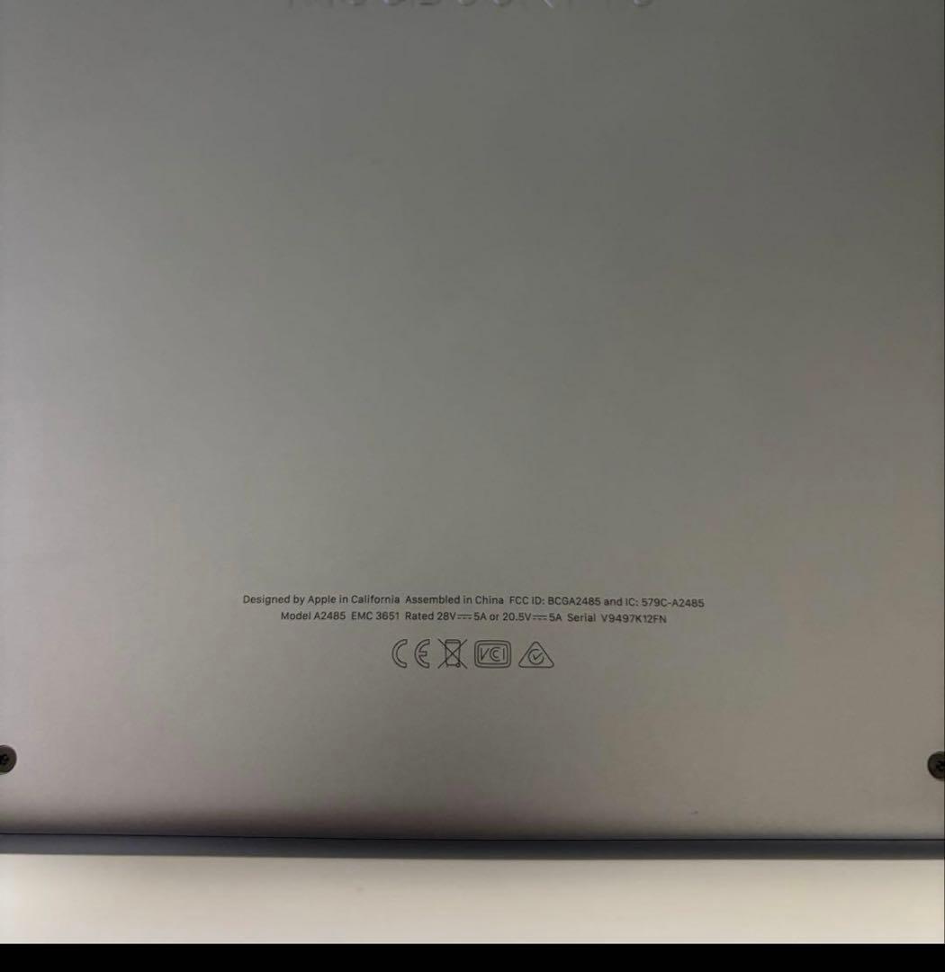 【美品】MacBook Pro M1pro 16GB/1TB 16インチ