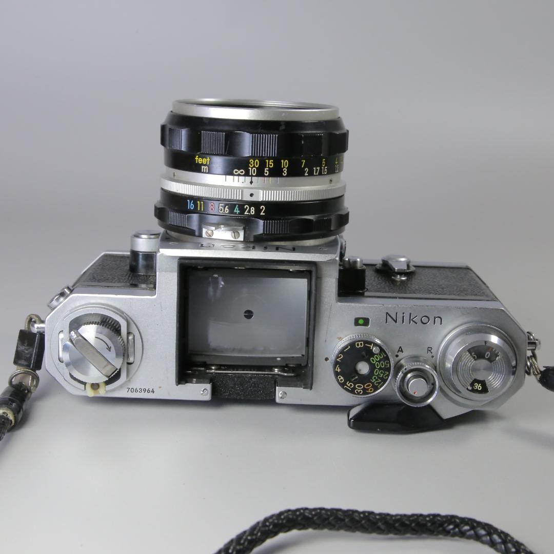 ☆完全動作☆ニコンF アイレベル 50mm F2 シルバー＃218