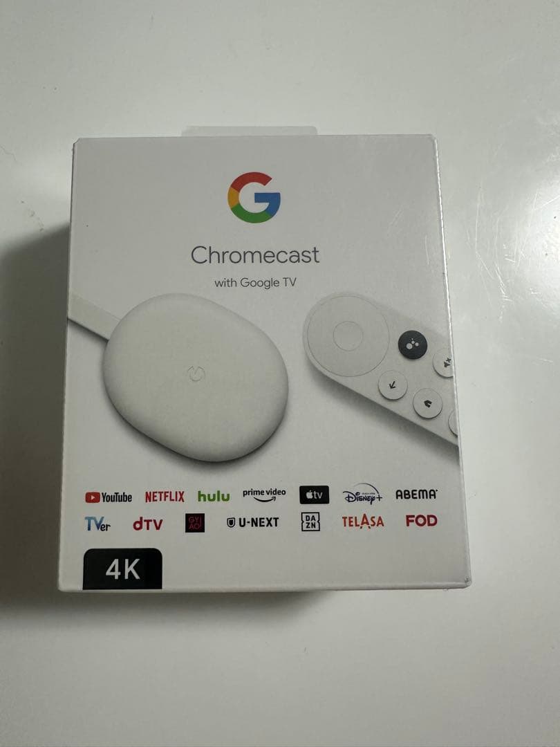 【新品未開封】Chromecast with Google TV 4K