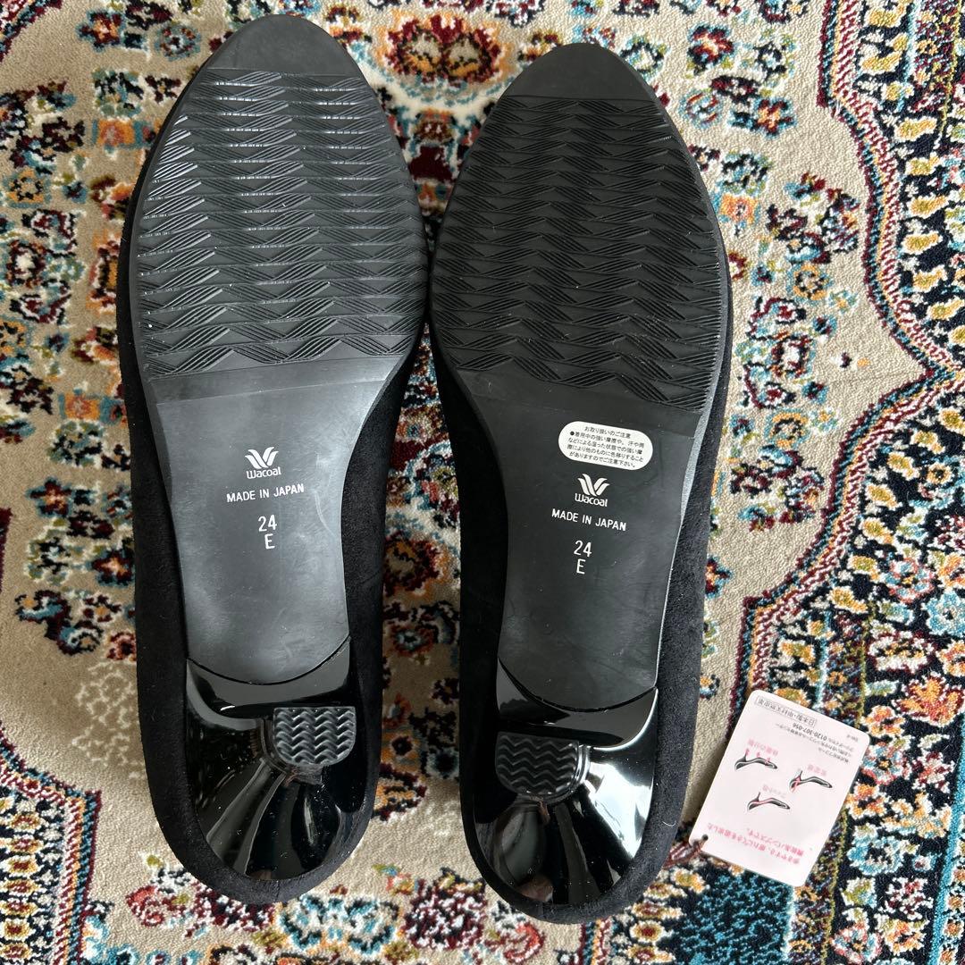 ★success walk★ 黒 スエード パンプス