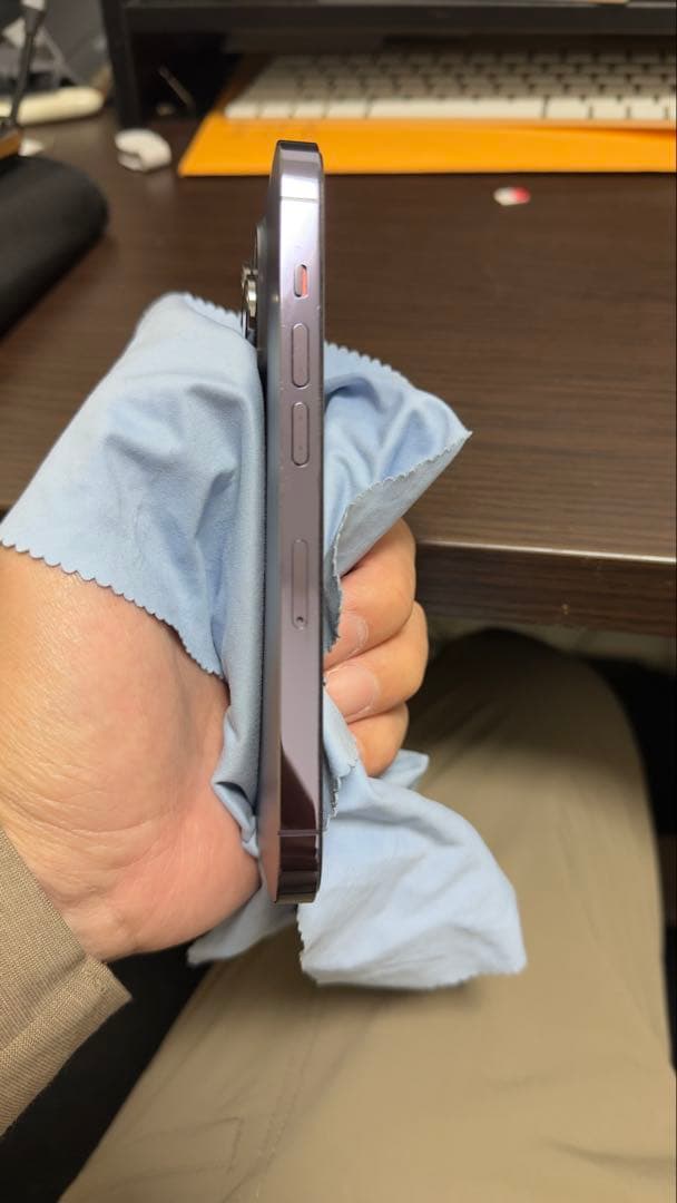 [訳あり] Apple iPhone 14 Pro ディープパープル 本体