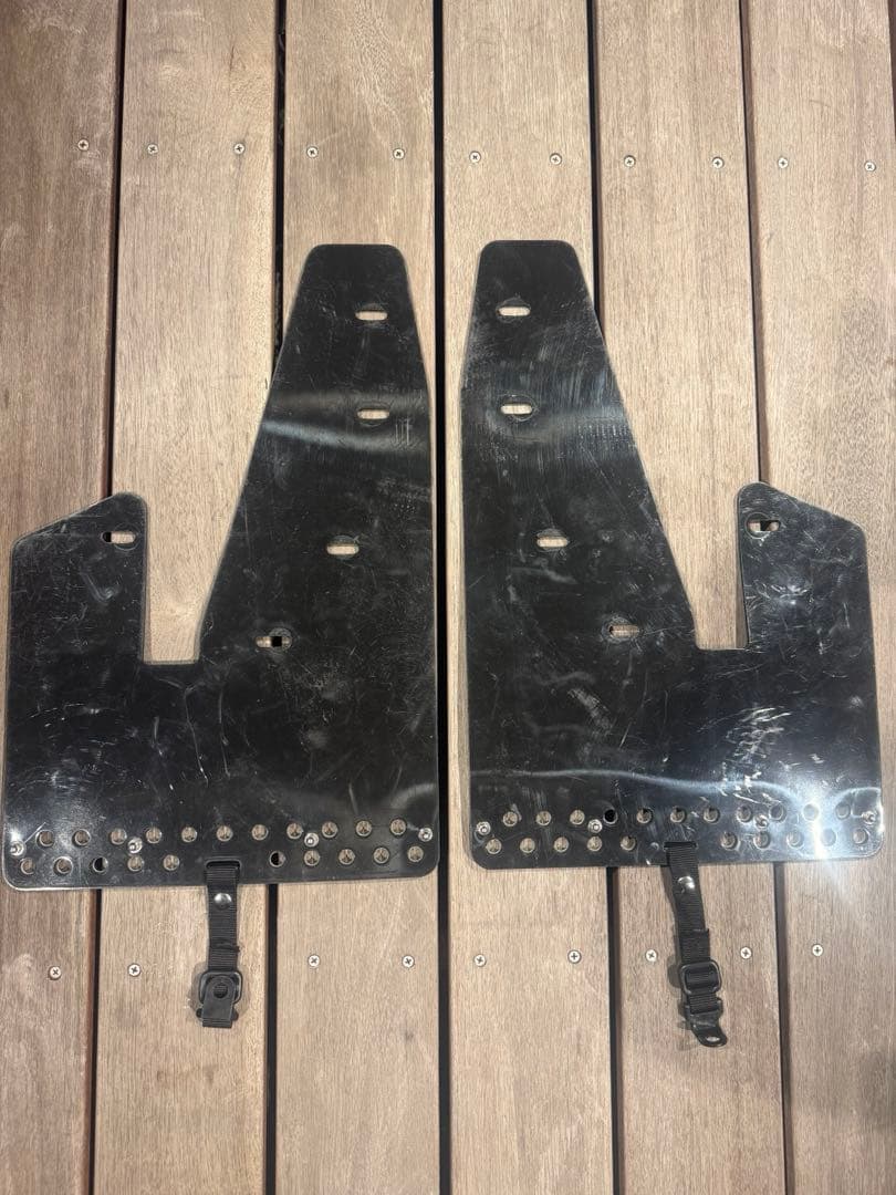 JAOS マッドガードⅢ 前後セットブラック デリカ JAOS サイドステップ