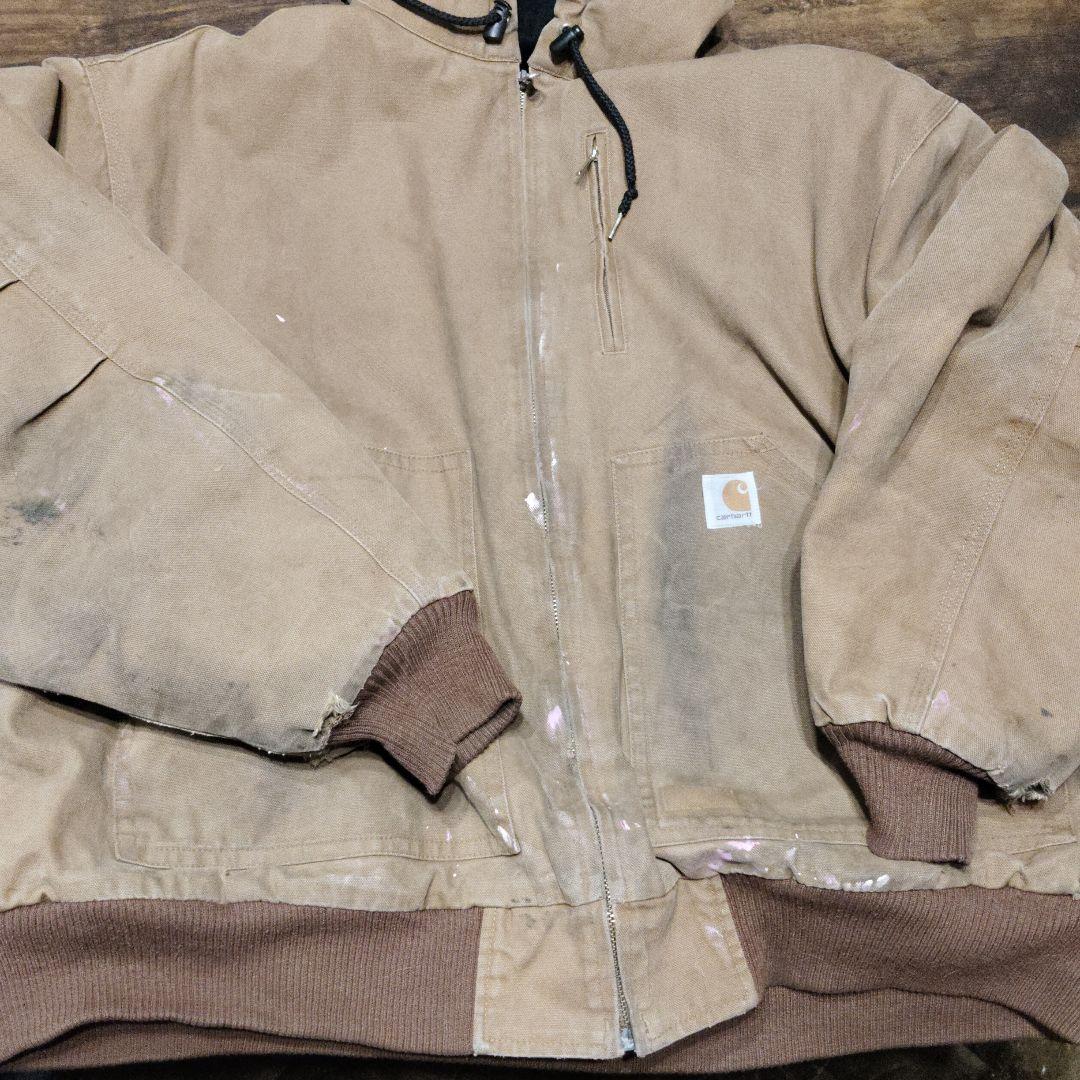 こ*き様 Carharttカーハートアクティブジャケット ダック生地