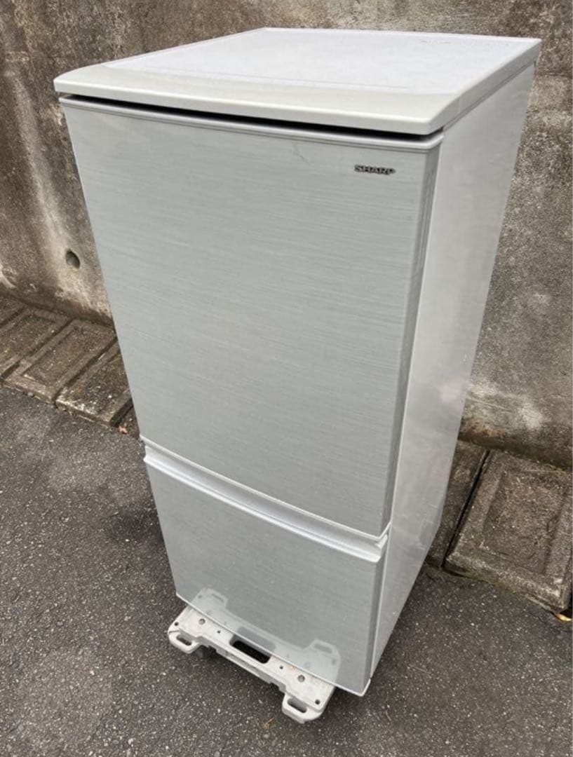 2018年式 137L 2ドア冷蔵庫 シャープ SJ-D14D-S