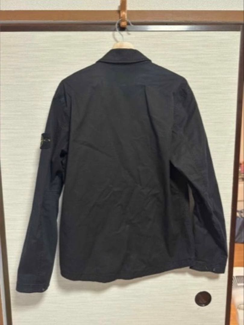 Stone  ブラックナイロンジャケット