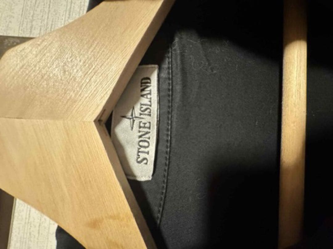 Stone  ブラックナイロンジャケット