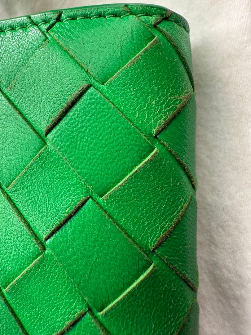 BOTTEGA VENETA 三つ折り財布 グリーン