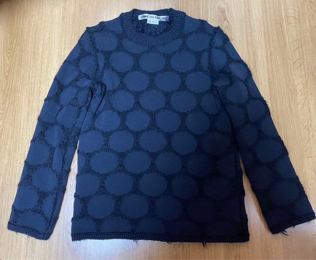 コムデギャルソン　ポルカドットセーター　Mサイズ