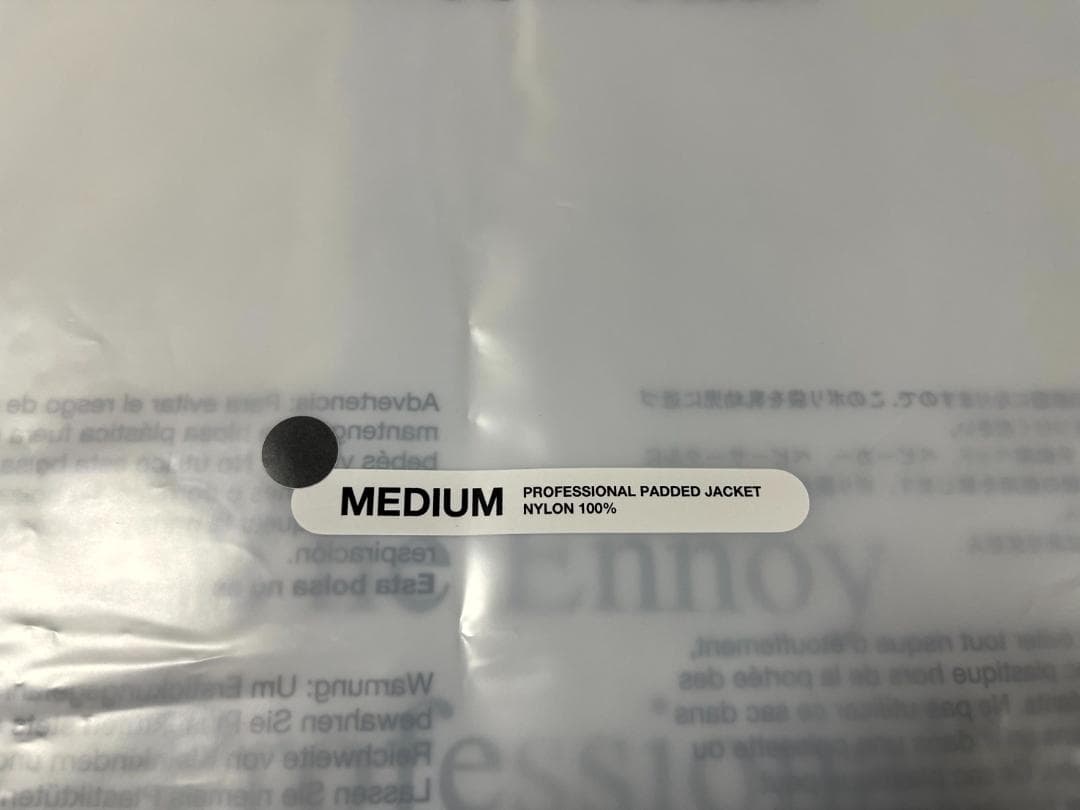 ジャケット・アウター ENNOY PROFESSIONAL PADDED SETUP GRAY M