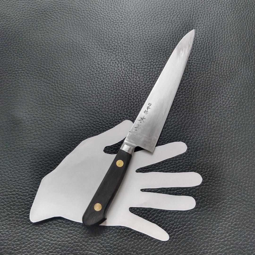 【週末限定特価】日本橋 木屋 牛刀 スウェーデン鋼 刃渡り210㎜